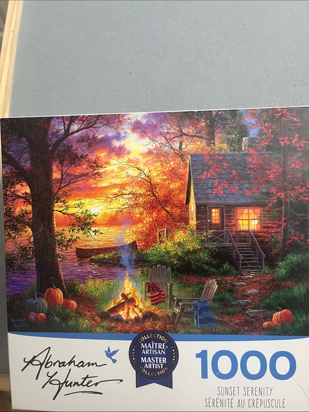 Abraham Hunter 'Sunset Serenity' 1000-Piece Puzzle by RoseArt